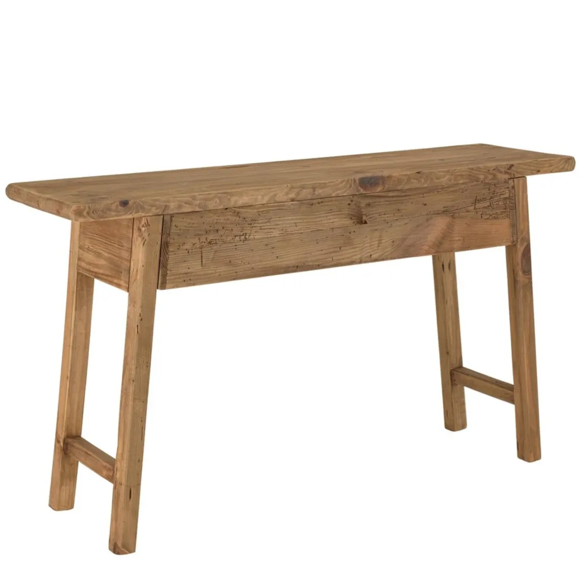 Macabane Console 2 tiroirs bois pin recyclé SANDY Hot