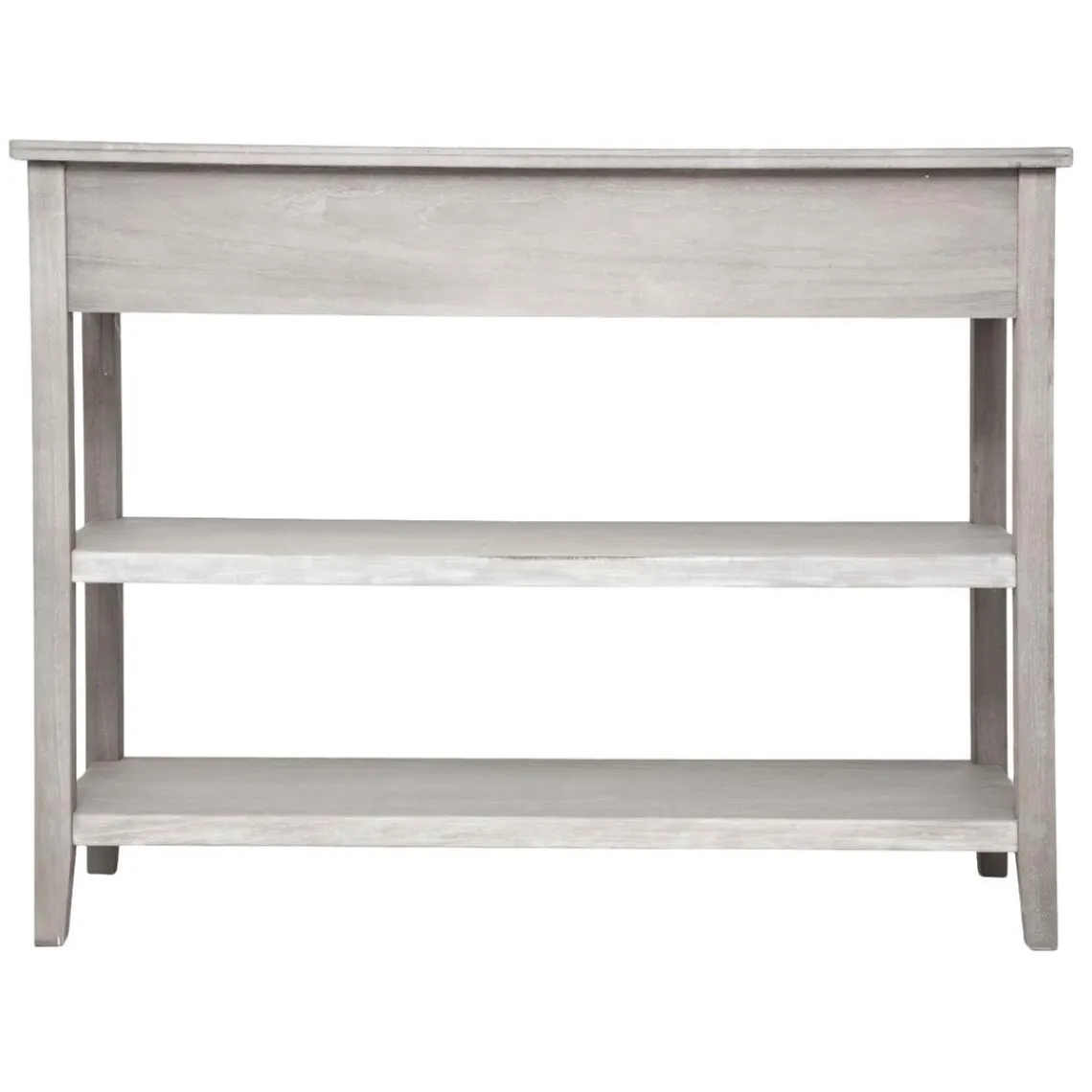 3S. x Home Console 2 Tiroirs Charme NAT Grand Modèle Beige