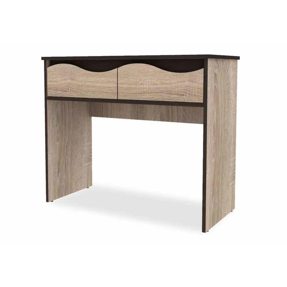 3S. x Home Console 2 Tiroirs Chêne Clair Hot