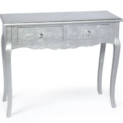 3S. x Home Console 2 tiroirs Loomi Feuille Argent Outlet