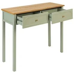 3S. x Home Console 2 tiroirs Mohea Vert céladon Online