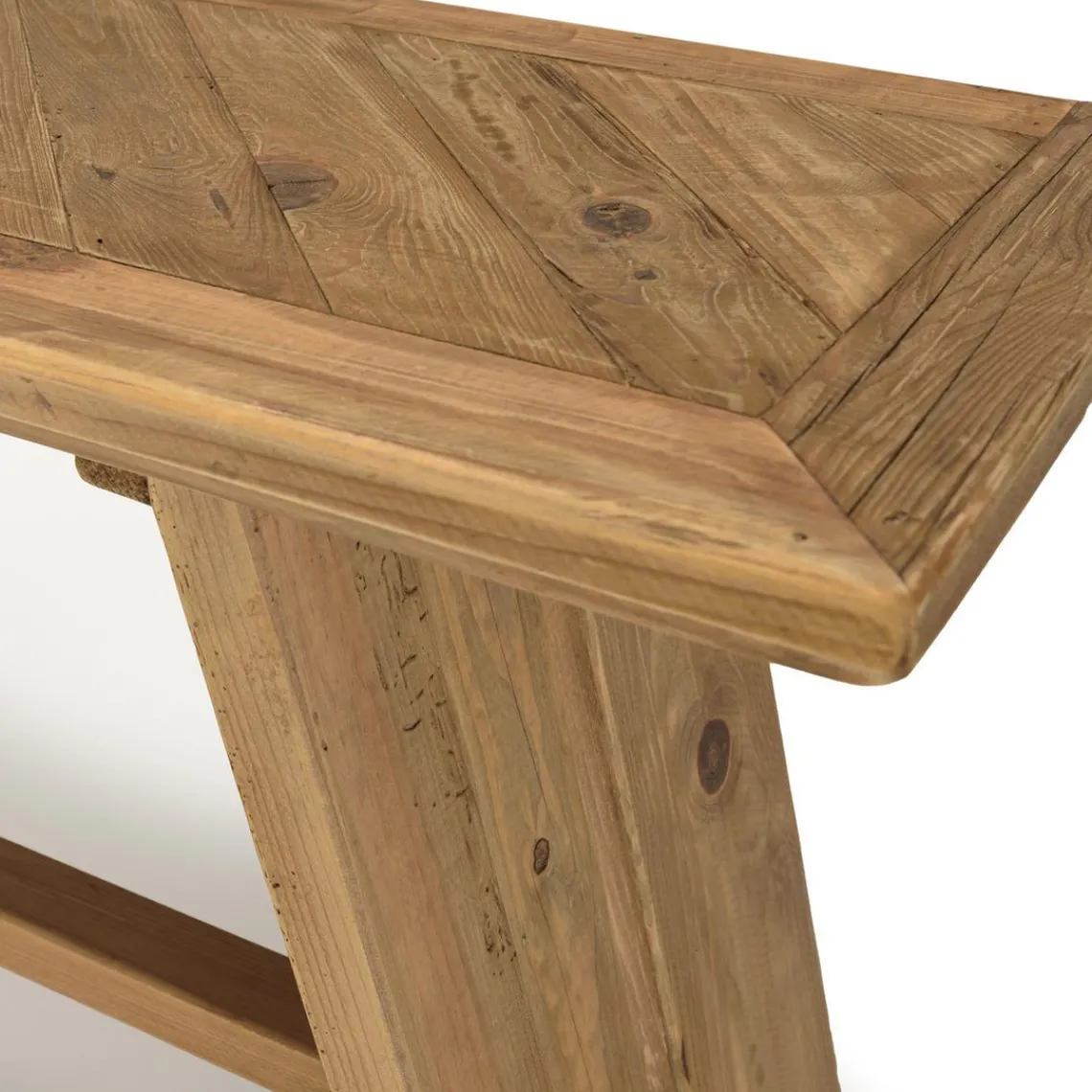 Macabane Console bois Pin recyclé Discount