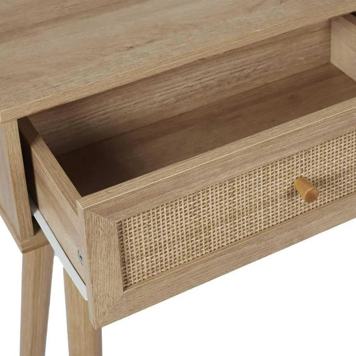 3S. x Home Console d'Entrée 2 Tiroirs en Bois Hot