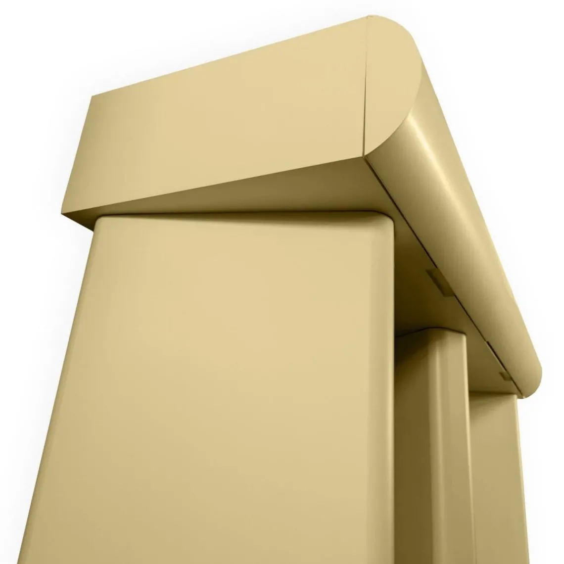 3S. x Home Console design 2 tiroirs avec pieds obliques Mezade Beige Discount