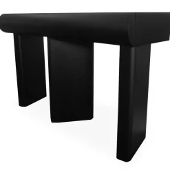 3S. x Home Console design 2 tiroirs avec pieds obliques Mezade Noir Online