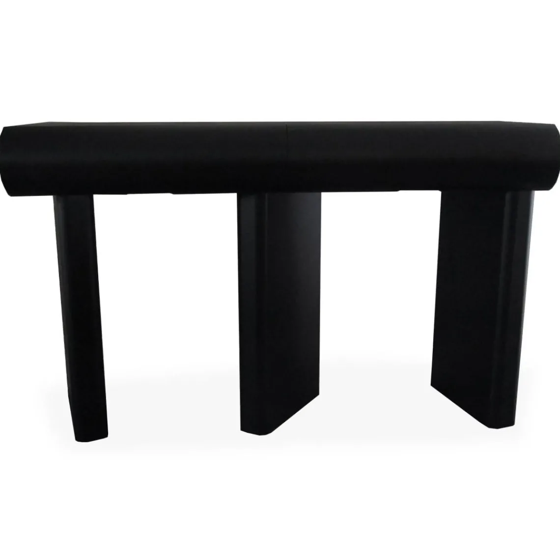 3S. x Home Console design 2 tiroirs avec pieds obliques Mezade Noir Online