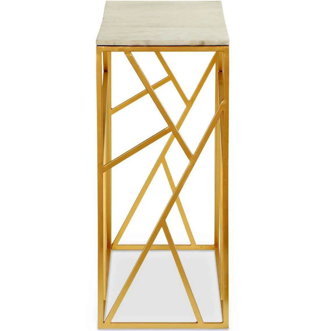 3S. x Home Console Design PUZZLE Marbre Et Métal Or Clearance