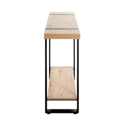 3S. x Home Console deux niveaux bois et métal