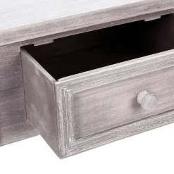 3S. x Home Console en bois naturel Blanc Sale