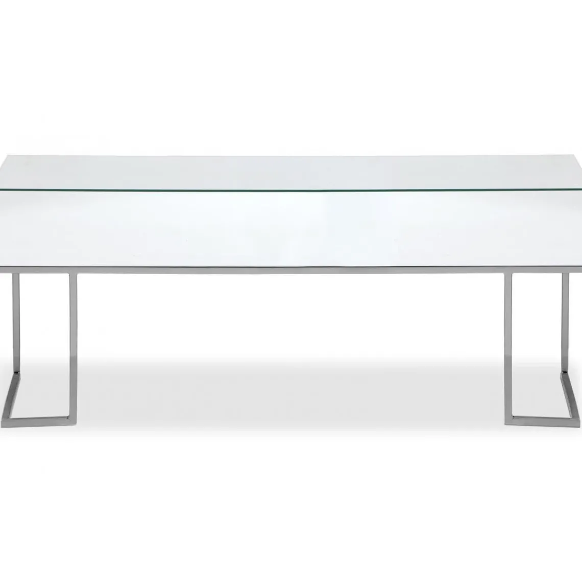 3S. x Home Console en Miroir NARCISSO pieds Argent Hot