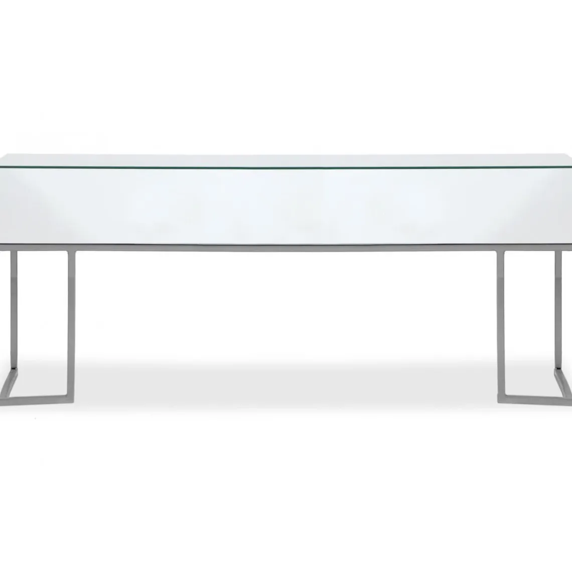 3S. x Home Console en Miroir NARCISSO pieds Argent Hot