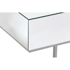 3S. x Home Console en Miroir NARCISSO pieds Argent Hot