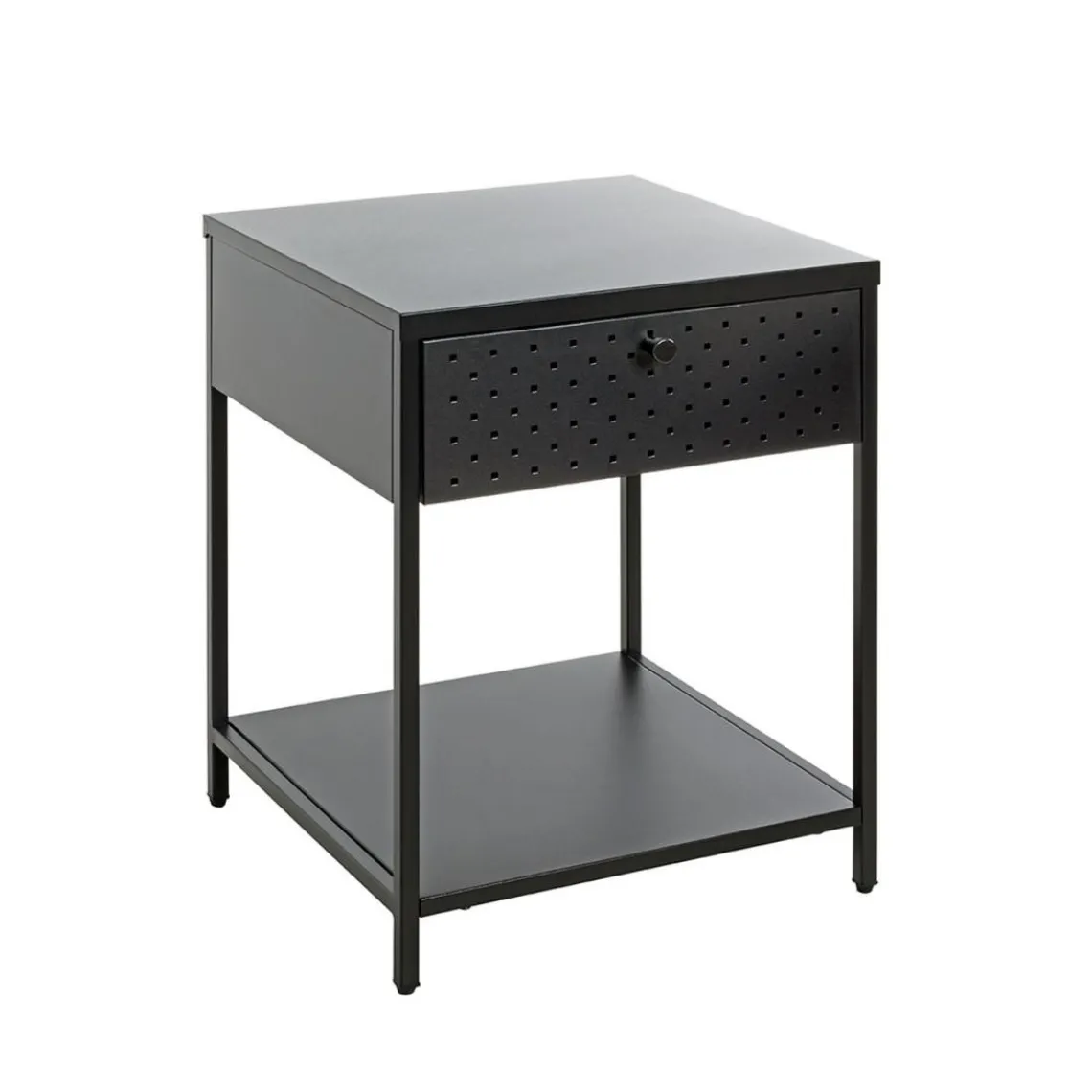 3S. x Home Console en métal avec tablette et tiroir Outlet