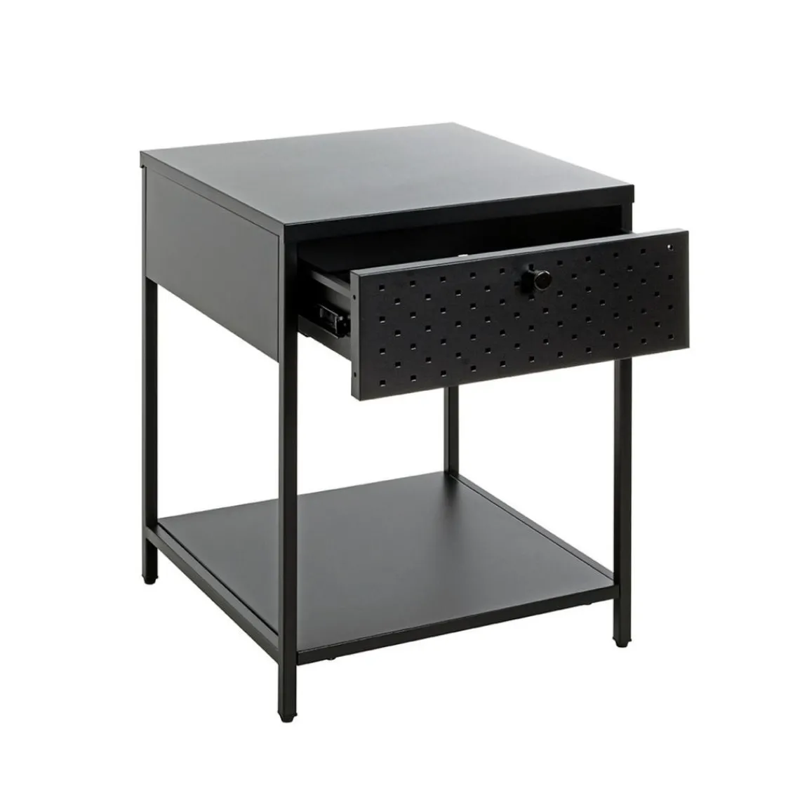 3S. x Home Console en métal avec tablette et tiroir Outlet