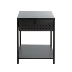 3S. x Home Console en métal avec tablette et tiroir Outlet