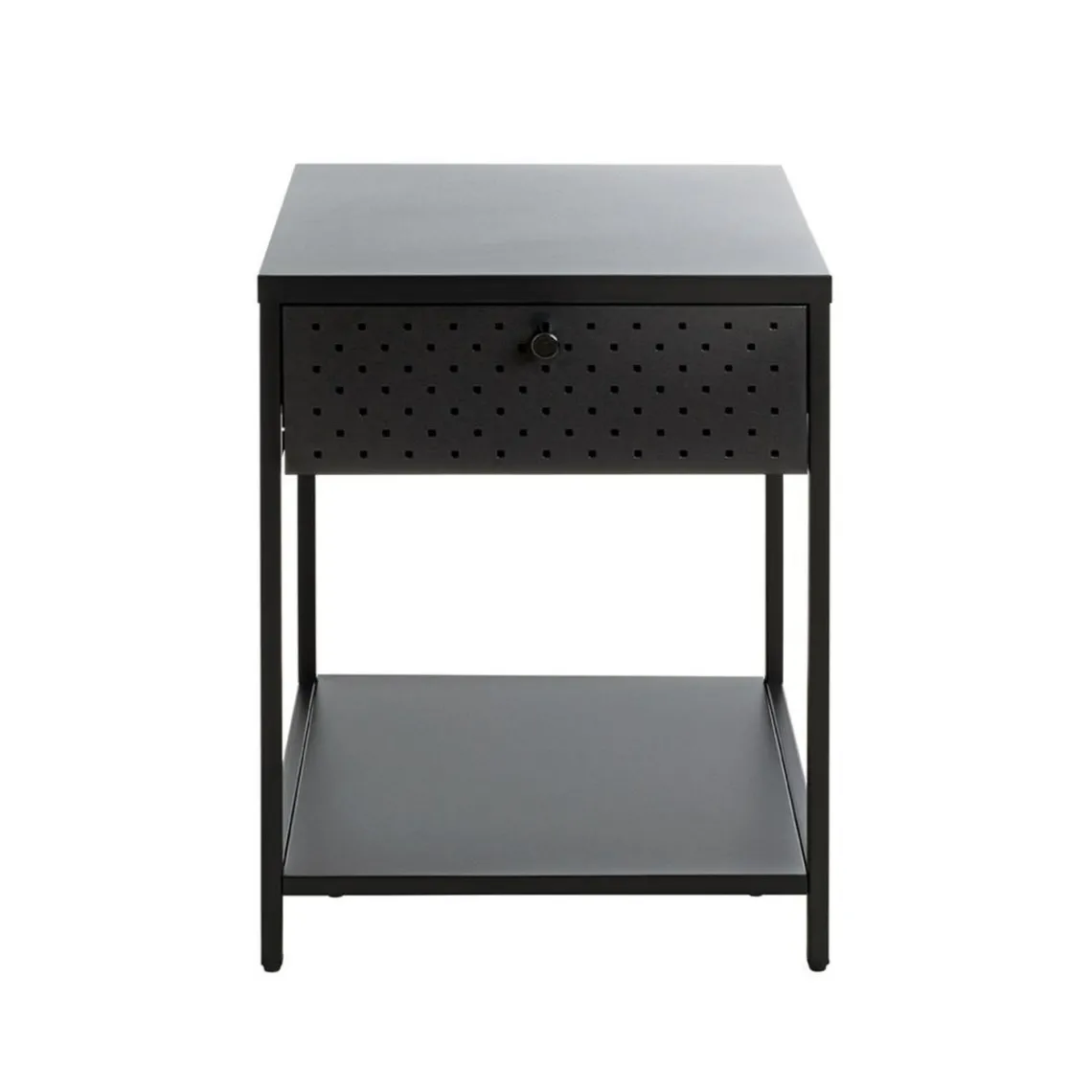 3S. x Home Console en métal avec tablette et tiroir Outlet