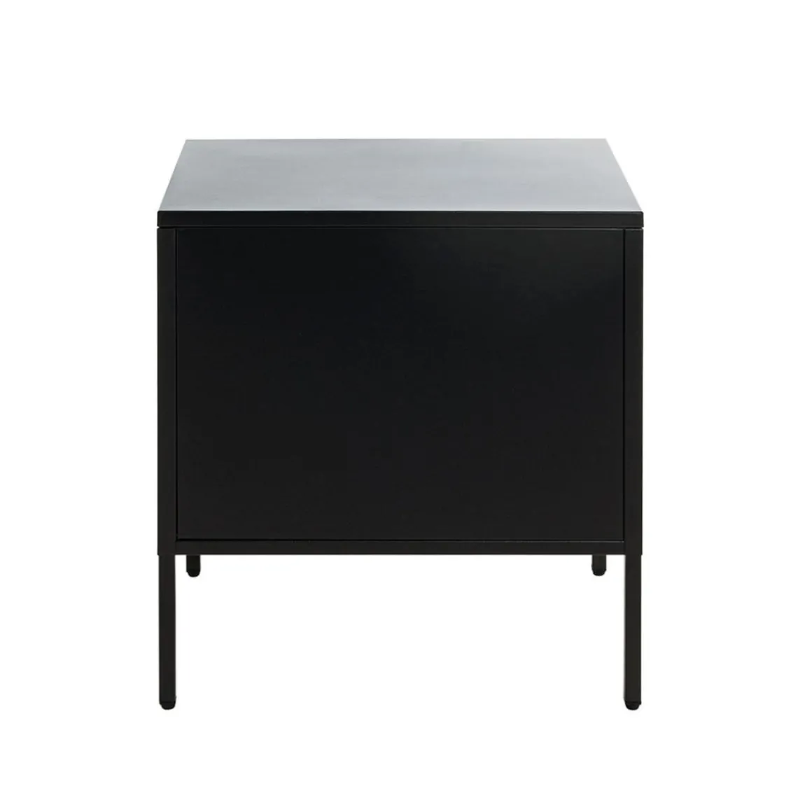 3S. x Home Console en métal avec tablette et tiroir noir Hot