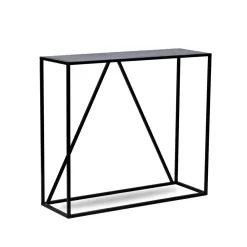 3S. x Home Console en métal Blanc Style industriel Noir Sale