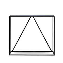 3S. x Home Console en métal Blanc Style industriel Noir Sale