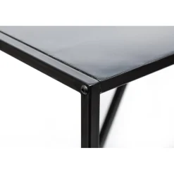 3S. x Home Console en métal Blanc Style industriel Noir Sale