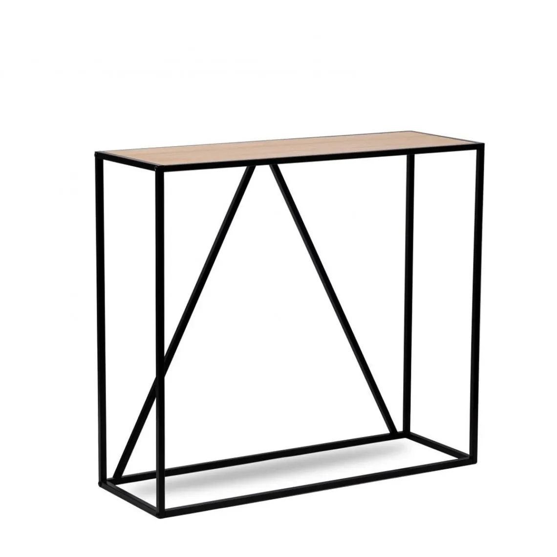 3S. x Home Console en métal et en bois Style Industriel Marron Online