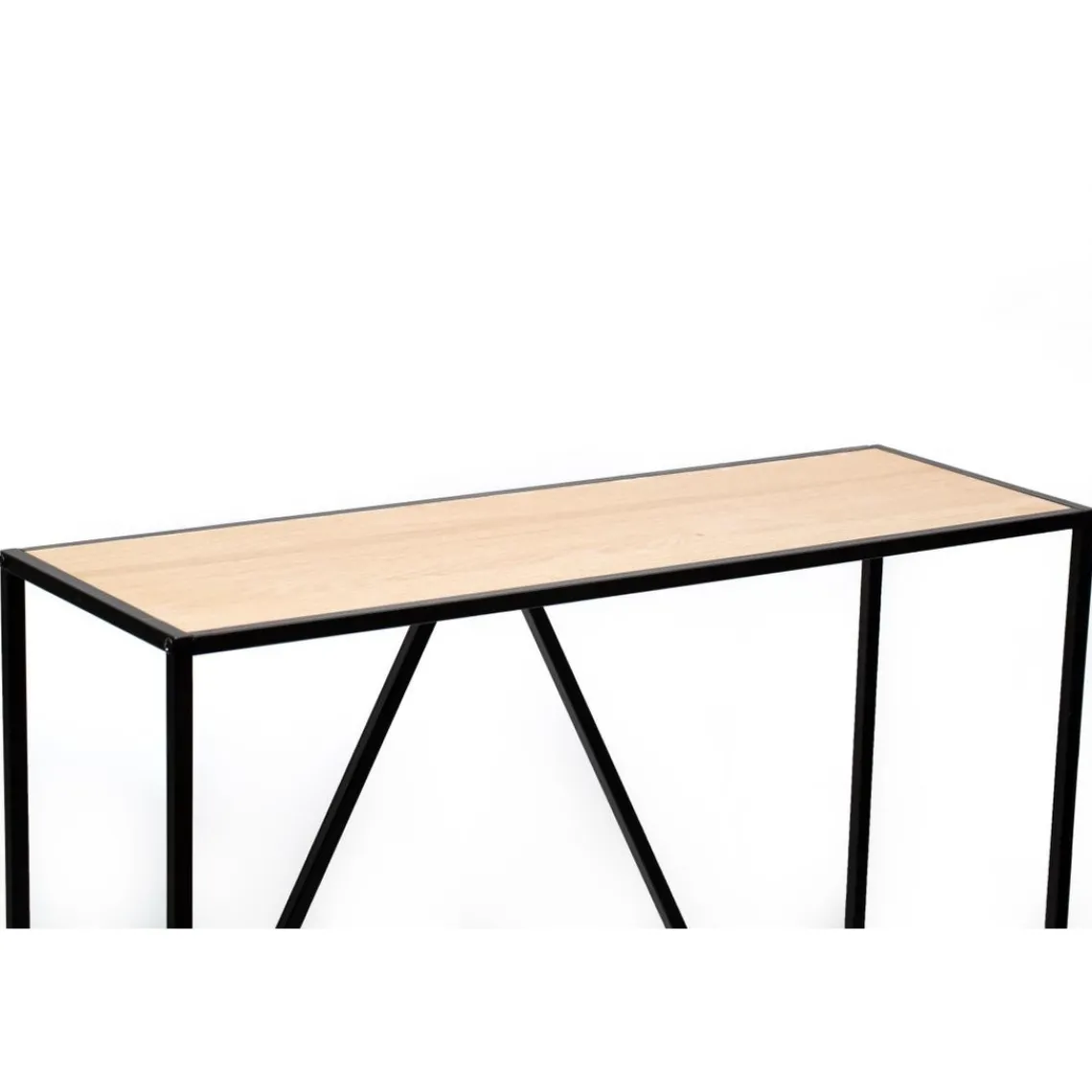 3S. x Home Console en métal et en bois Style Industriel Marron Online