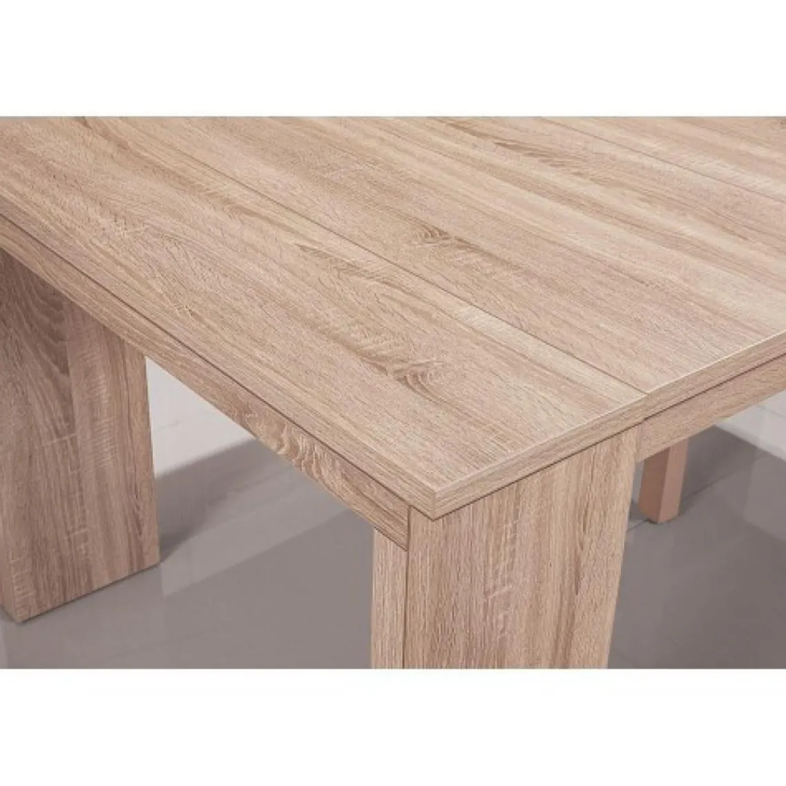 3S. x Home Console extensible chêne clair 250cm mat CHICAGO Hot