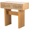 Nordlys Console Table Scandinave en Bois avec 2 Tiroirs Discount