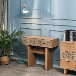 Nordlys Console Table Scandinave en Bois avec 2 Tiroirs Discount