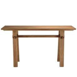 Macabane Console 140x40cm en bois de teck recyclé Discount