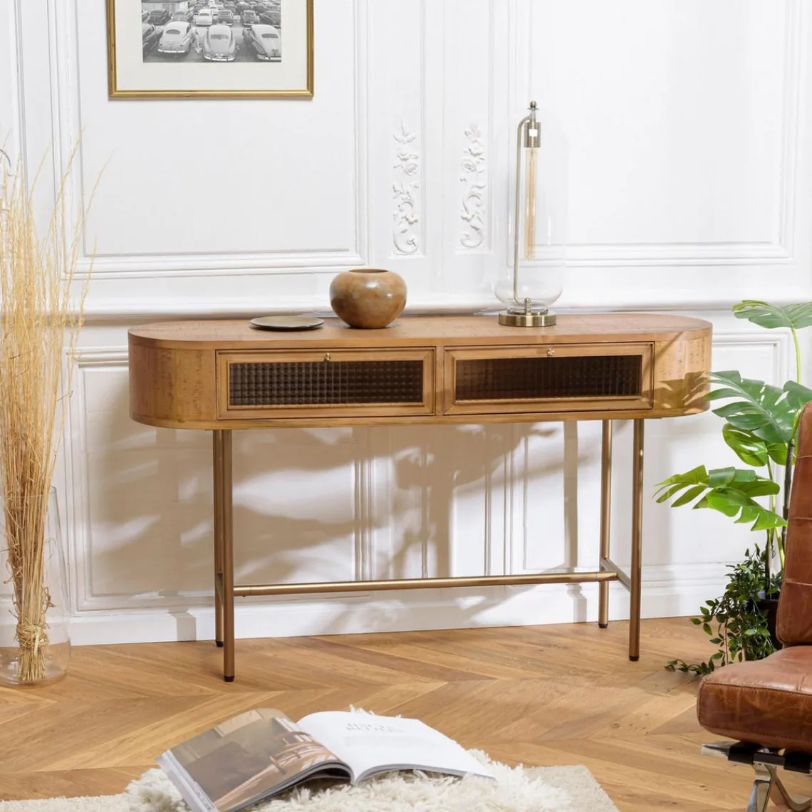 Macabane Console YSEULT 2 tiroirs Outlet