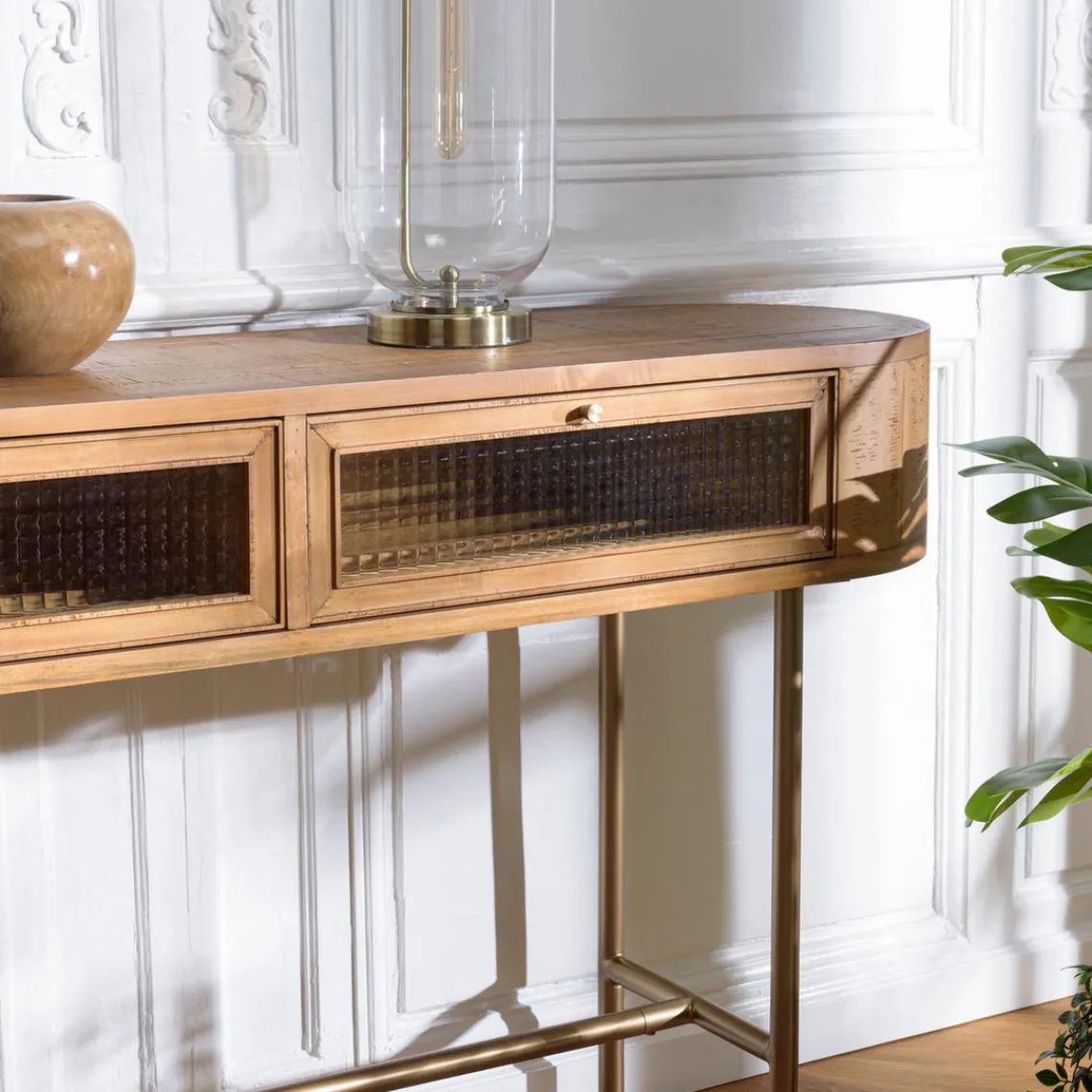 Macabane Console YSEULT 2 tiroirs Outlet