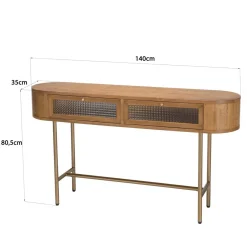 Macabane Console YSEULT 2 tiroirs Outlet