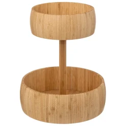 3S. x Home Corbeille à fruit 2 niveaux bambou Beige Online