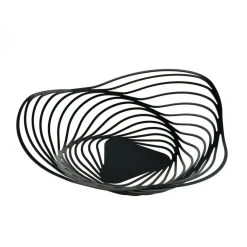 Alessi Corbeille à Fruit TRINITY en Acier Argenté Sale