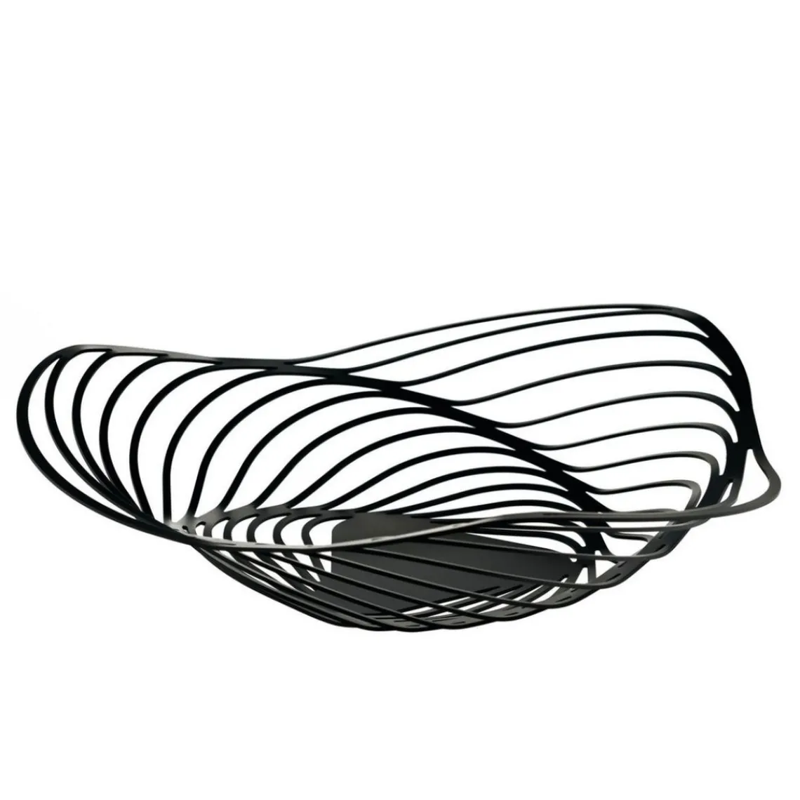 Alessi Corbeille à Fruit TRINITY en Acier Argenté Sale