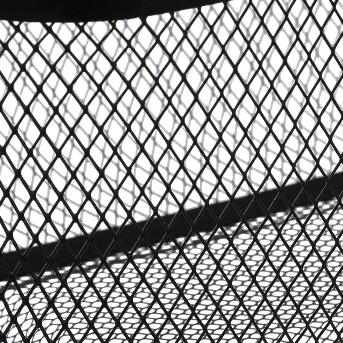 3S. x Home Corbeille en métal noir