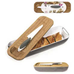 3S. x Home Corbeille et Planche a Pain 3 en 1 avec couteau ABILENE Online