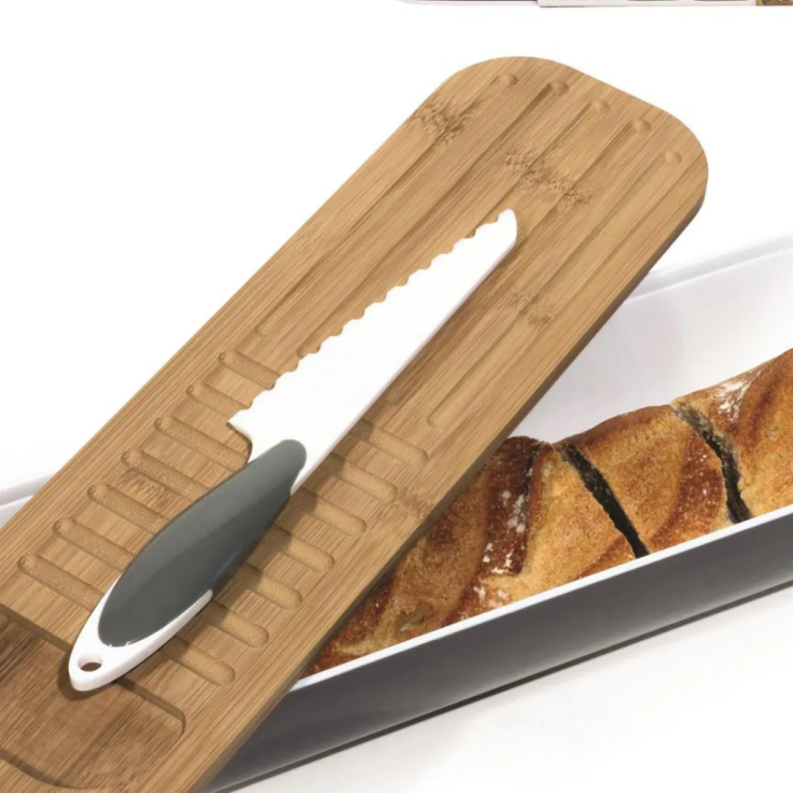 3S. x Home Corbeille et Planche a Pain 3 en 1 avec couteau ABILENE Online