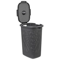 3S. x Home CORBEILLE 60L GRIS BETON RATTAN