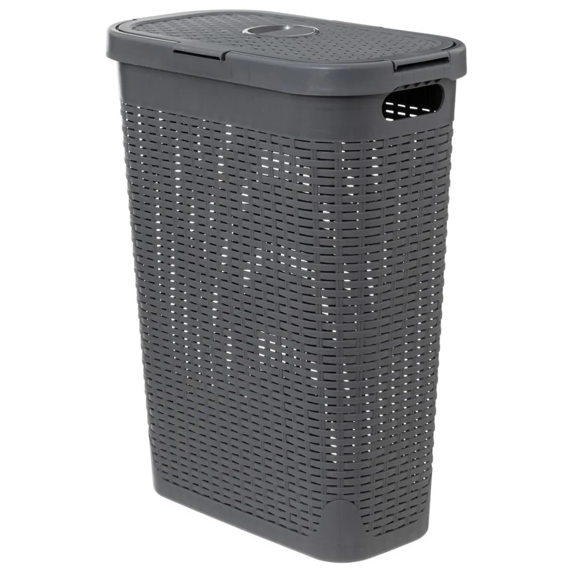 3S. x Home Corbeille Slim 40L Gris BETON/Rotin Outlet