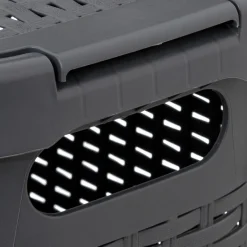 3S. x Home Corbeille Slim 40L Gris BETON/Rotin Outlet