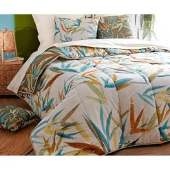 Becquet Couette ALGOA vert foncé en polyester Discount