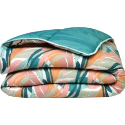 Becquet Couette chaude ALYZEE 140x200 vert foncé New