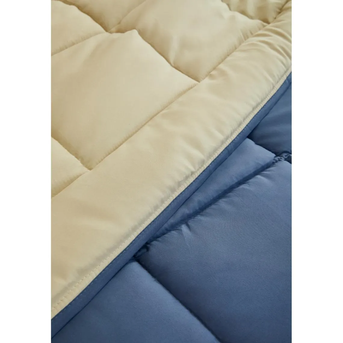 Toison d’or Couette chaude bicolore COCOON bleu Clearance