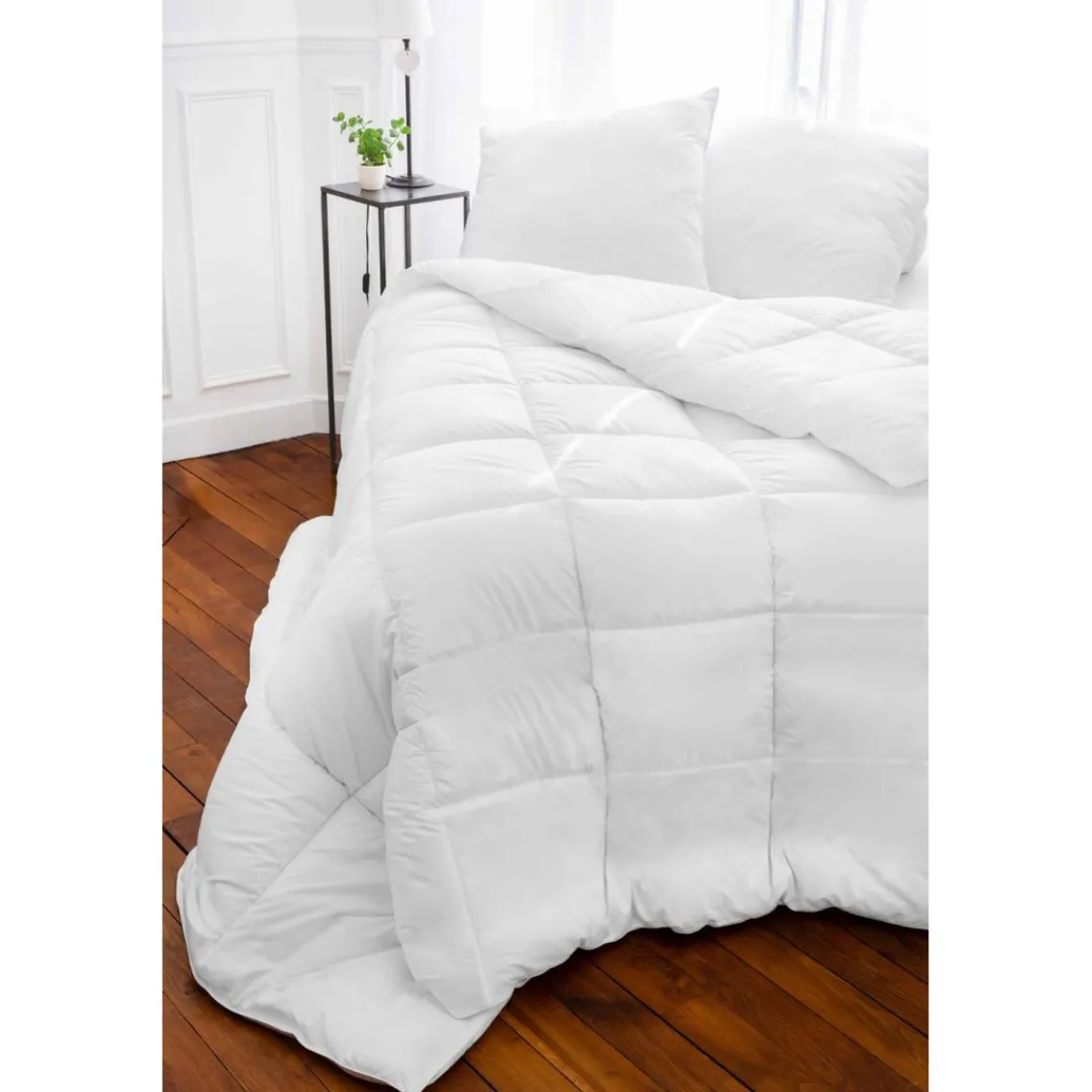 Toison d’or Couette Chaude Castor en coton blanche Discount