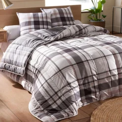 Becquet Couette Chaude 400G CUADROS Blanche