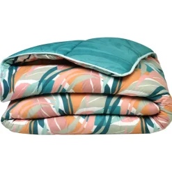 Becquet Couette légère ALYZEE 140x200 vert foncé Discount