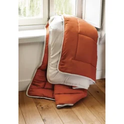 Toison d’or Couette légère bicolore COCOON gingembre/galet Clearance