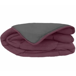 Toison d’or Couette légère bicolore COCOON prune/acier Clearance